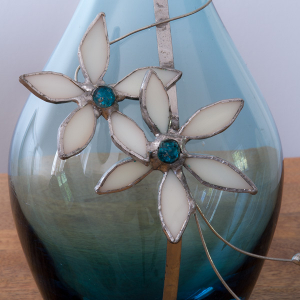 Tall Blue Vase - Image 3