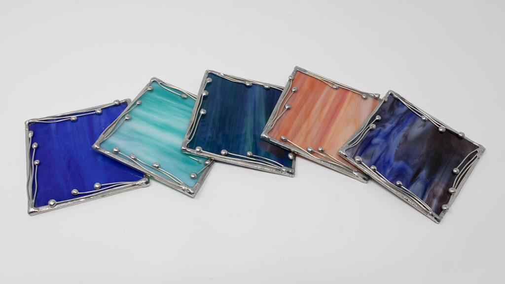 Stained glass coasters