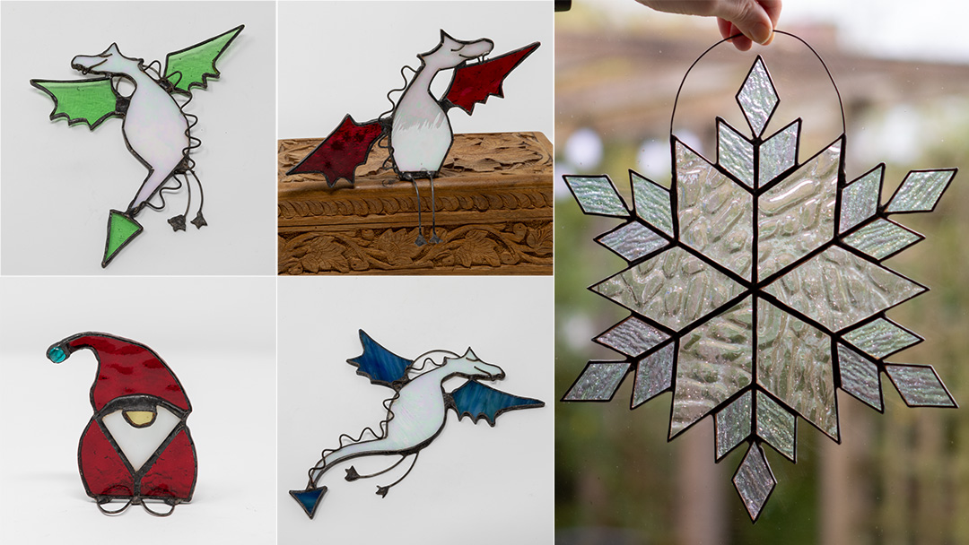 New stained glass snowflakes, dragons and ‘Hatties’