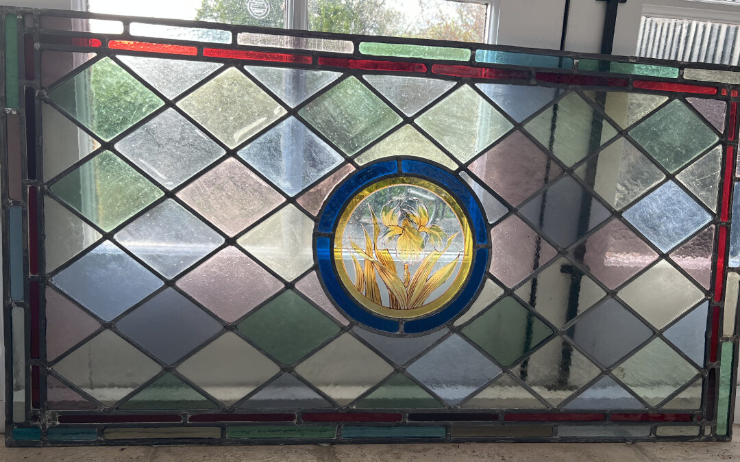 Stained glass window resize for Southsea couple